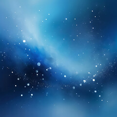 Blue abstract bokeh background with defocused light texture and modern shiny pattern design ai