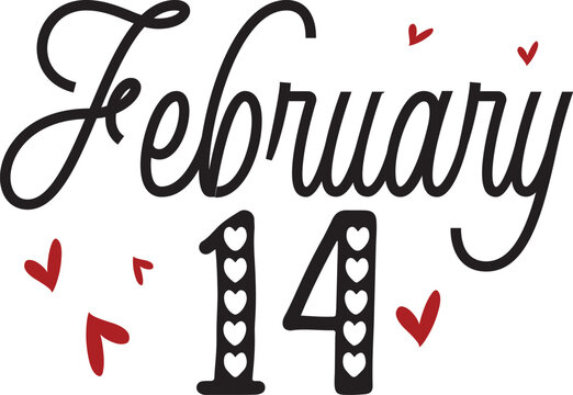 February 14th heart design valentines day File