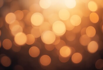 Poster - Soft Focus Background Texture For Visuals, Gentle Bokeh Lights In Orange And Yellow. Warm, Inviting Backdrop. Professional Photography Resource For Designers. Abstract Background For Presentations.