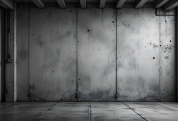 Poster - Industrial Concrete Texture Background, Ideal For Presentations. Grey Tones Add Depth, Perfect For Urban Designs. Use This Resource For Modern Aesthetics. Presentation Ready.