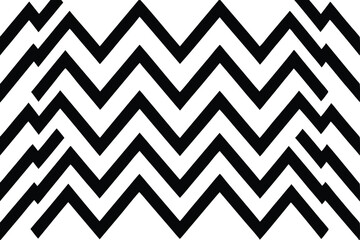 black and white zigzag pattern abstract geometric background design minimalist style