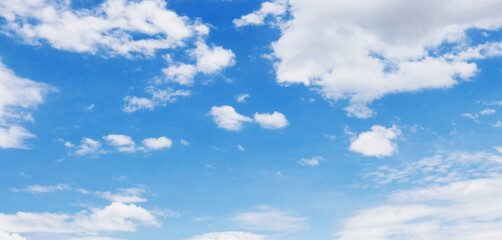 Wall Mural - sky is blue and clear with  clouds