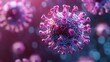 © Eka - Close-up virus, 3D render, microscopic view, viral outbreak