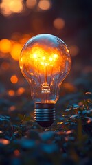 Fototapete - Shadows Spark Solutions – Bright Ideas Drive Business Forward Fast