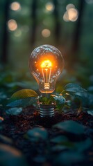 Fototapete - Glow Beyond Limits – Bright Thinking for Powerful Business Growth