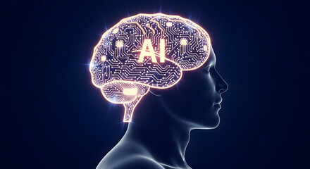 Poster - AI Brain Artificial Intelligence and Human Consciousness