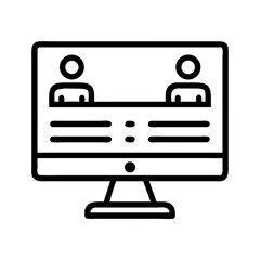 Poster - Flat vector illustration of a computer printer icon with shadow, ideal for web and business technology designs