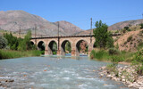 A view from the Railway Bridge in Divrigi, Turkey