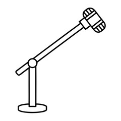 Poster - microphone vector illustration
