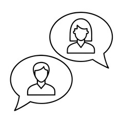 Poster - social network icon