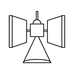 Poster - vector illustration of a lamp
