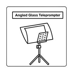 Poster - video camera icon