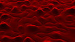 © Chandresh - 3d data flow concept, sci-fi topographic pattern background. Red high tech horizontal lines moving in digital space