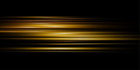 Poster - Bright golden glow with sparkles, flares, and dynamic light streaks on a transparent background. Perfect for festive, magic, or energy-themed designs