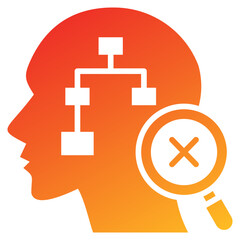 Poster - Deduction Glyph Gradient Icon