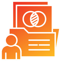 Poster - Transparency Glyph Gradient Icon