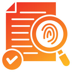 Poster - Proof Glyph Gradient Icon