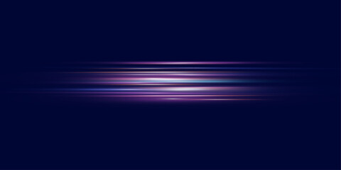 Poster - Glowing speed effect. Abstract rays of movement and speed.

