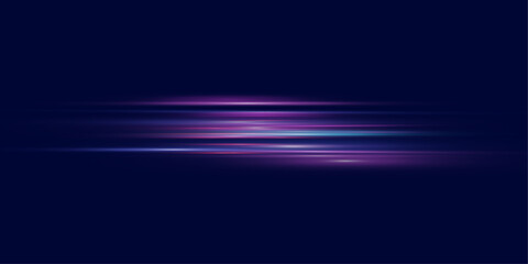 Poster - Glowing speed effect. Abstract rays of movement and speed.
