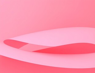 Poster - Abstract Pink Paper Curves Soft, Elegant, Minimalist Design Background