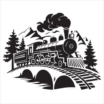 Timeless Train Crossing