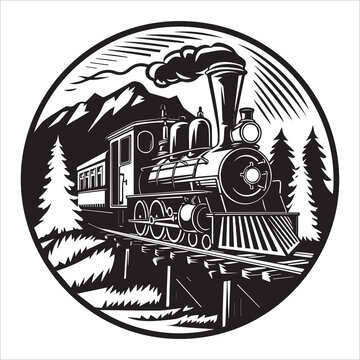 Timeless Train Crossing