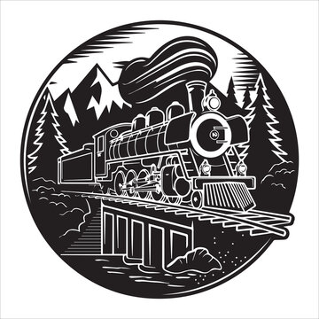Timeless Train Crossing