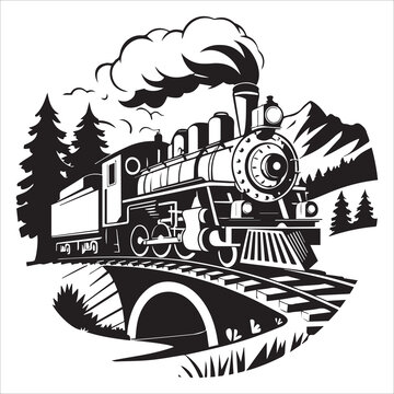 Timeless Train Crossing