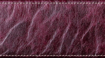 Poster - Burgundy leather texture showcasing premium quality with distinct patterns and rich hues