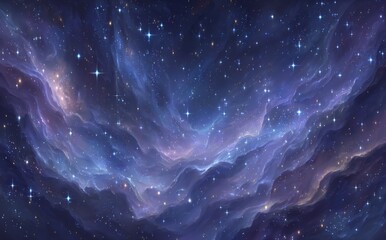 Wall Mural - abstract space background