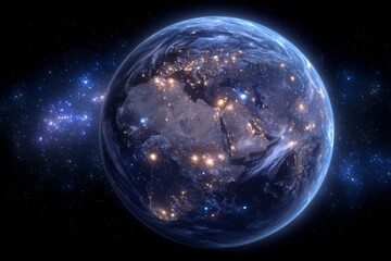 Wall Mural - earth in space