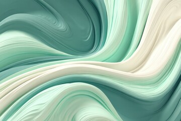 Fototapete - An elegant abstract background featuring flowing layers of soft, pastel colors, creating a serene and modern visual texture with gentle curves and gradients.