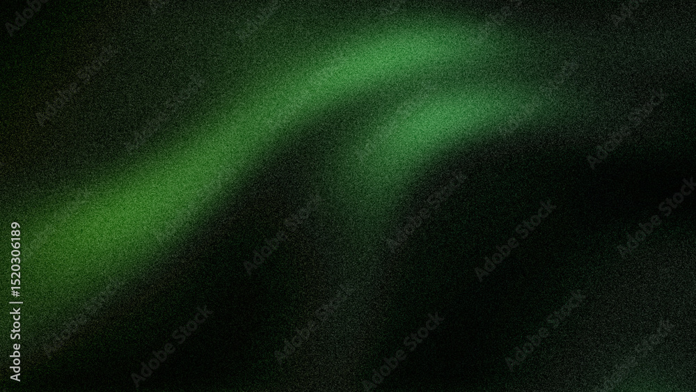 Enigmatic 4K abstract background with a deep green gradient and subtle ...