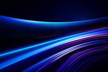 Wall Mural - minimalist abstract composition with bright luminescent elements for modern design and creative insp