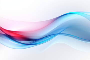 Wall Mural - abstract vector flow of air currents with luminous light effects, digital art illustration