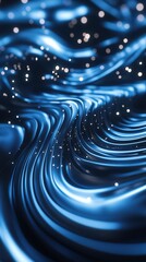 Poster - Abstract Glowing Waveforms: A Dynamic Visualization of Network Connectivity