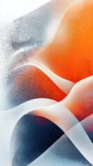 Poster - Abstract interplay of colors, textures and forms in dynamic visual rhythm