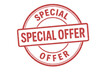 © PNG Kingdom  - Red rubber stamp featuring the text special offer, isolated and set against a transparent background, perfect for promotions and marketing