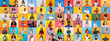 © Prostock-studio - This collection features portraits of diverse individuals showcasing a range of emotions in bright, colorful settings. It highlights diverse lifestyles and the beauty of diversity.