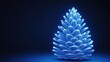 © hazia - Glowing blue pine cone