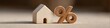 © Ryzhkov - Minimalist Monetary Policy Concept with Neutral Tone Miniature House and Percentage Symbol Highlighting Property Tax Impact on Homeownership Costs