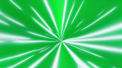Poster - Dynamic Green and White Light Burst Animation