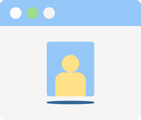 Poster - Flat Icon App Basics Element
