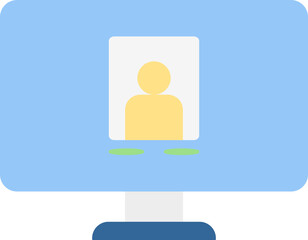 Poster - Flat Icon App Basics Element