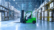 © Fadil - Modern Warehouse Forklift With Digital Overlay