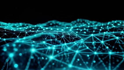 Poster - Abstract Teal Network: Dynamic Data Visualization