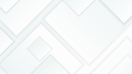 Poster - Abstract modern white gradient shape pattern background