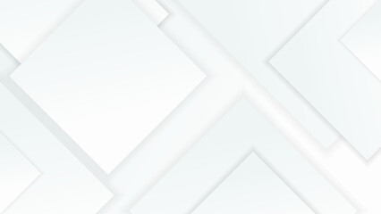 Poster - Abstract modern white gradient shape pattern background