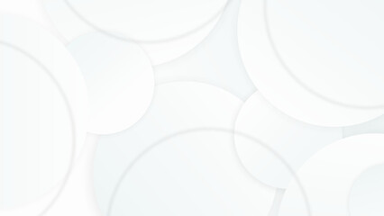 Poster - Elegant abstract white banner background