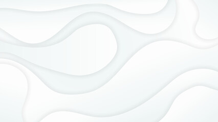 Poster - Elegant abstract white banner background